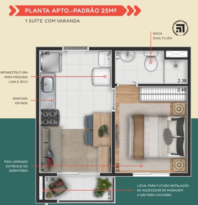 planta 25m