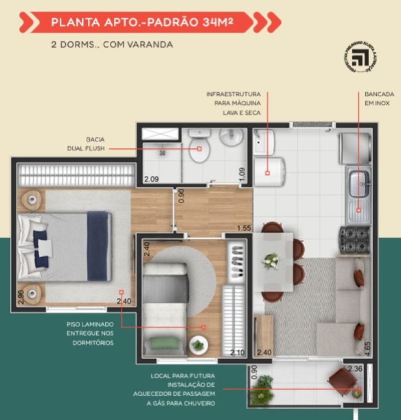 planta 34m